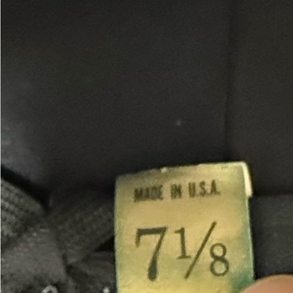 The Roundup 4X Beaver black cowboy hat size 7 1/8 western rancher - Picture 4 of 8